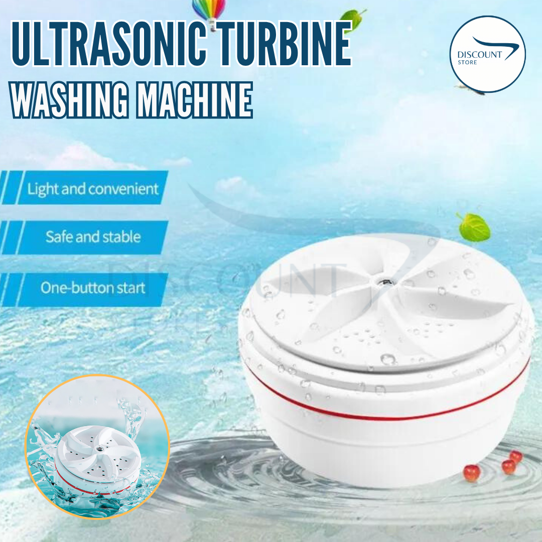 Portable washing machine turbine