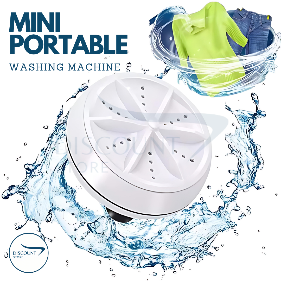 Portable washing machine turbine