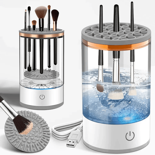 Electric Makeup Brush Cleaner & Spinner – USB Powered Automatic Makeup Brush Cleaning Tool