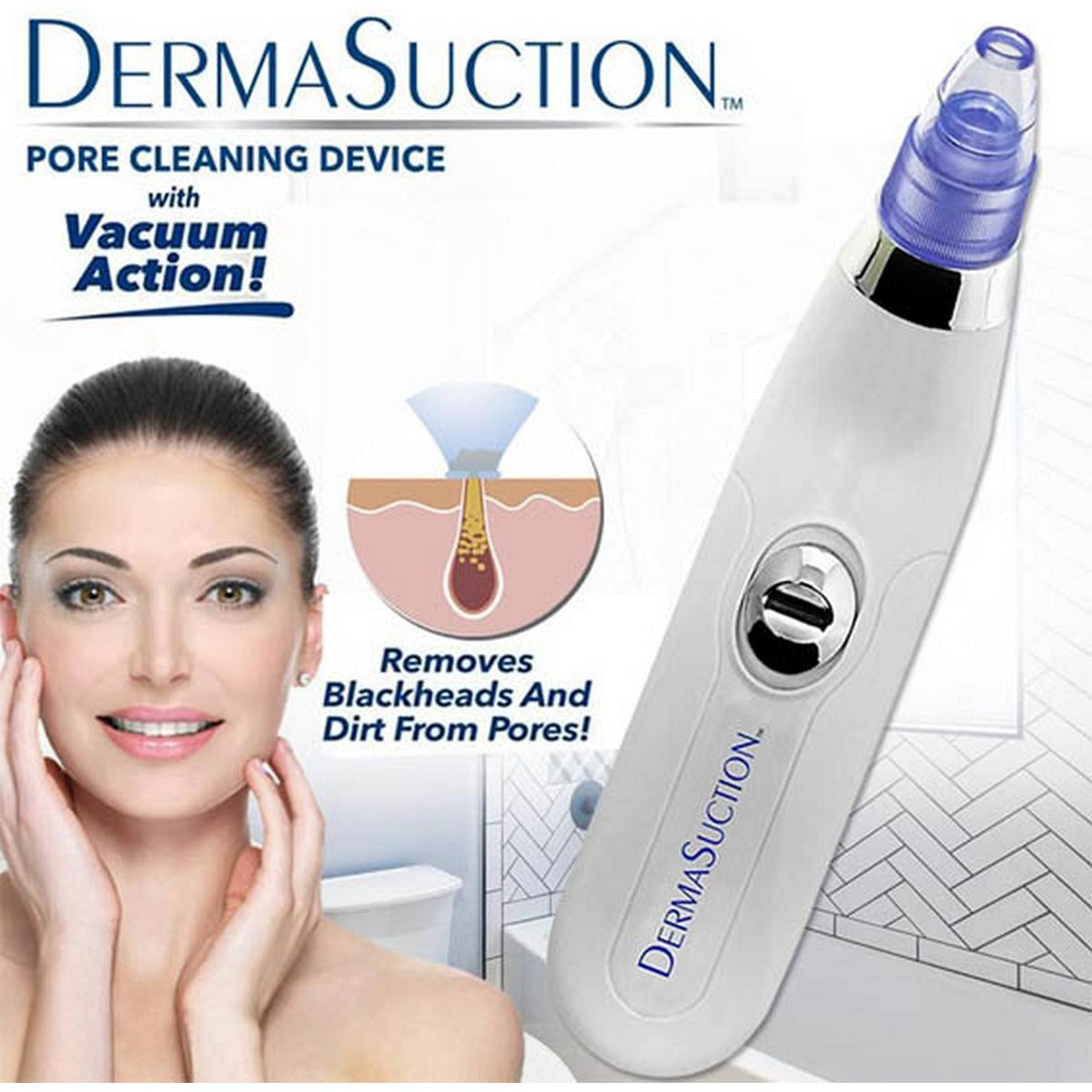 Vacuum Blackhead Remover Face Black Spots Cleaner White Dot Pimple Removal