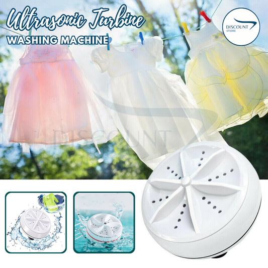 Portable washing machine turbine