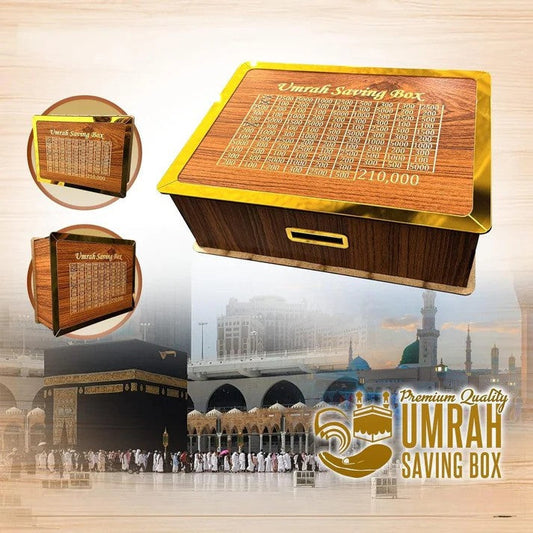 Umrah Saving Box | Best Quality Umrah Saving Box – 210,000 Umrah Saving Box ( Random Design )